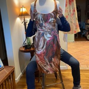 Devid Meister sz8 cocktail Never been worn but tags are off fall tones golden